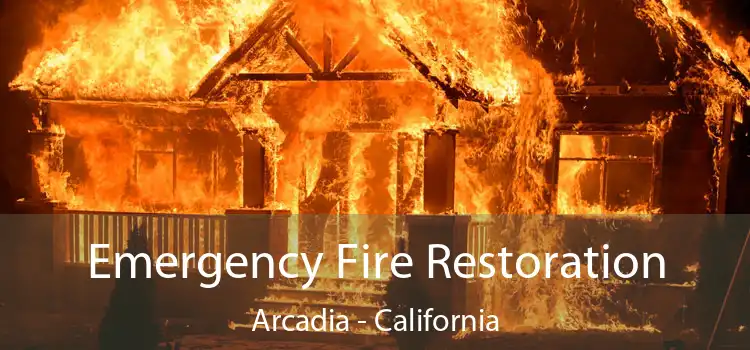 Emergency Fire Restoration Arcadia - California