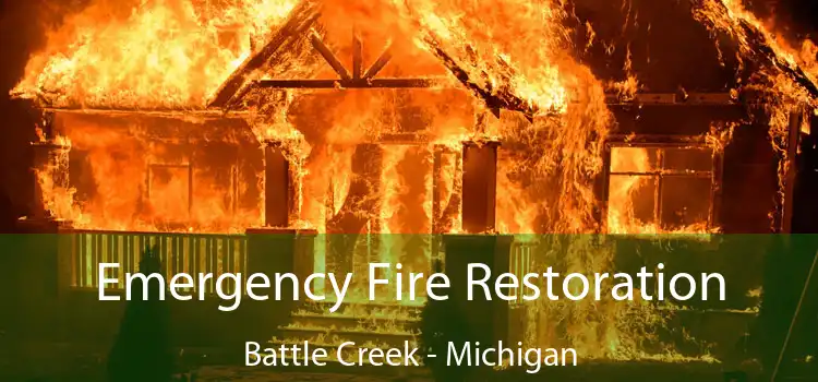 Emergency Fire Restoration Battle Creek - Michigan