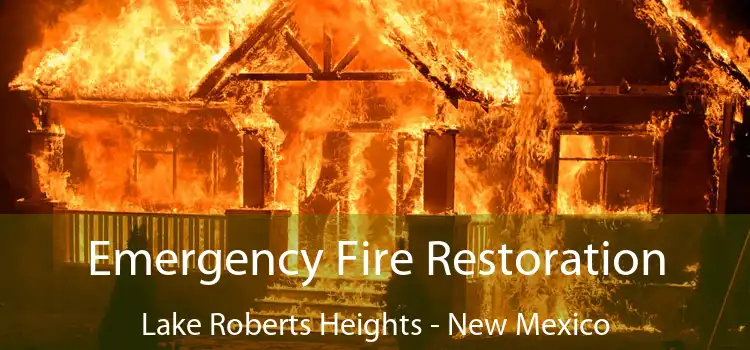 Emergency Fire Restoration Lake Roberts Heights - New Mexico