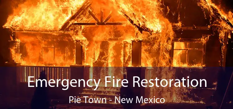 Emergency Fire Restoration Pie Town - New Mexico