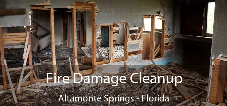 Fire Damage Cleanup Altamonte Springs - Florida