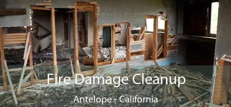 Fire Damage Cleanup Antelope - California