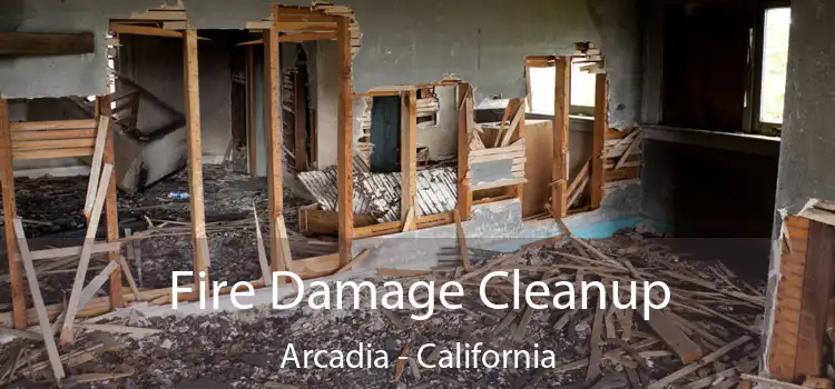 Fire Damage Cleanup Arcadia - California