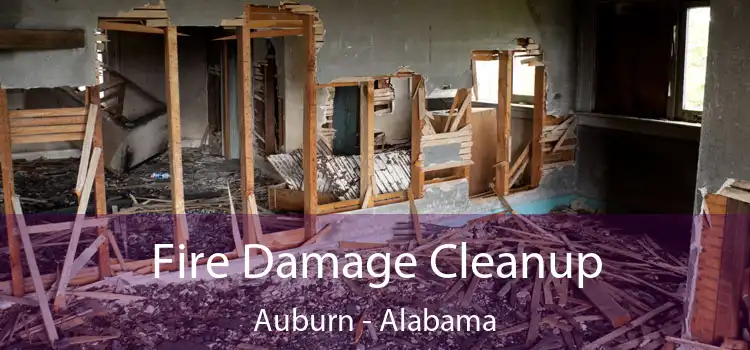 Fire Damage Cleanup Auburn - Alabama