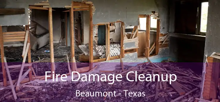 Fire Damage Cleanup Beaumont - Texas