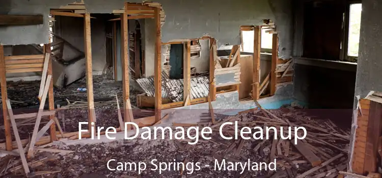 Fire Damage Cleanup Camp Springs - Maryland