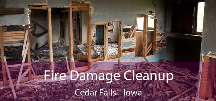 Fire Damage Cleanup Cedar Falls - Iowa