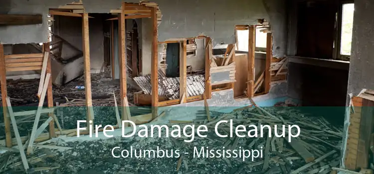 Fire Damage Cleanup Columbus - Mississippi