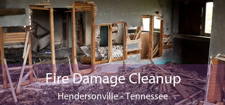 Fire Damage Cleanup Hendersonville - Tennessee