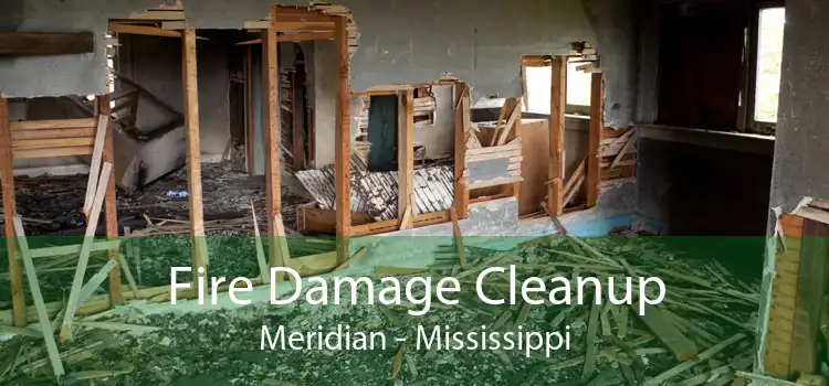 Fire Damage Cleanup Meridian - Mississippi