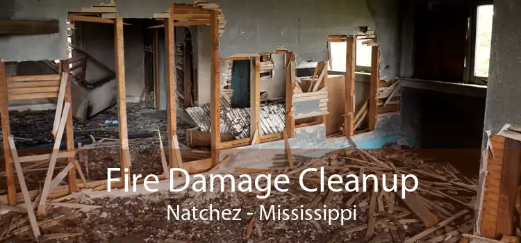 Fire Damage Cleanup Natchez - Mississippi
