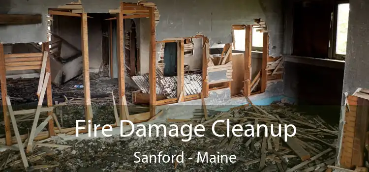 Fire Damage Cleanup Sanford - Maine