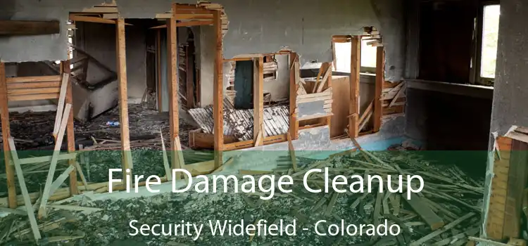 Fire Damage Cleanup Security Widefield - Colorado