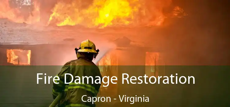 Fire Damage Restoration Capron - Virginia