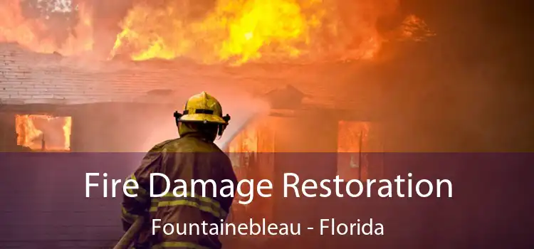 Fire Damage Restoration Fountainebleau - Florida