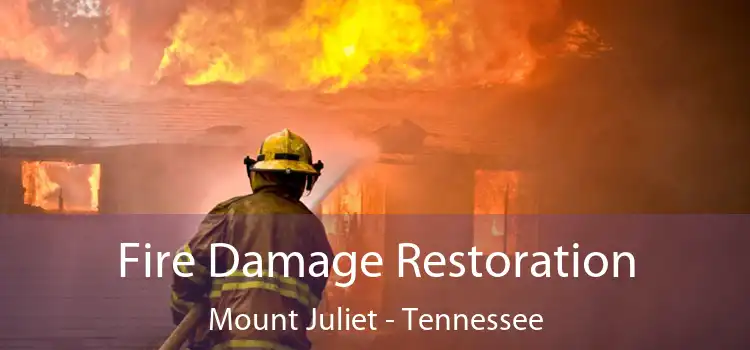 Fire Damage Restoration Mount Juliet - Tennessee