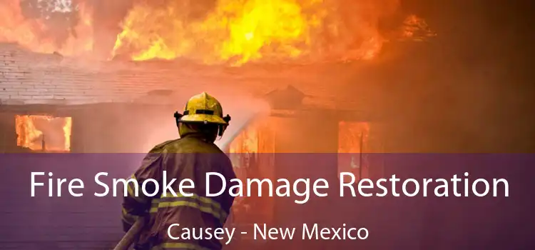 Fire Smoke Damage Restoration Causey - New Mexico