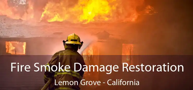 Fire Smoke Damage Restoration Lemon Grove - California