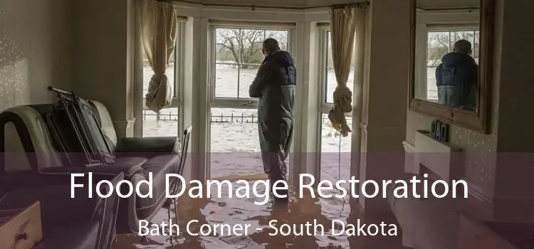 Flood Damage Restoration Bath Corner - South Dakota