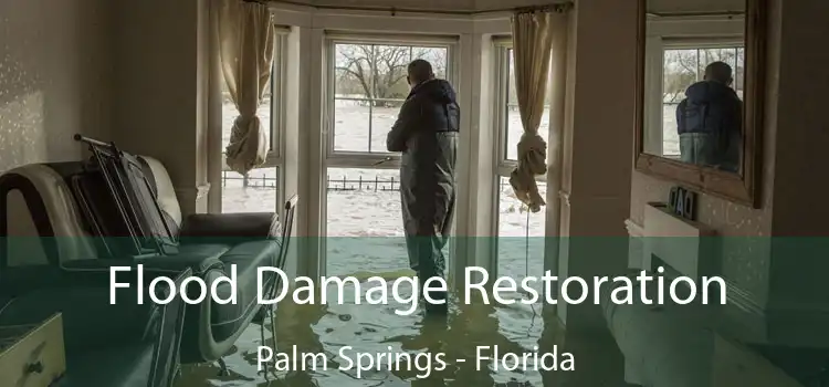 Flood Damage Restoration Palm Springs - Florida