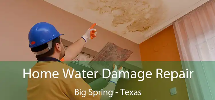 Home Water Damage Repair Big Spring - Texas