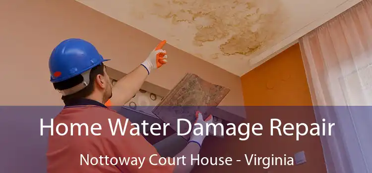 Home Water Damage Repair Nottoway Court House - Virginia