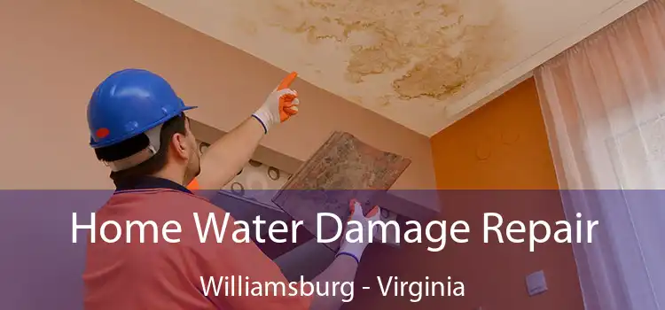 Home Water Damage Repair Williamsburg - Virginia