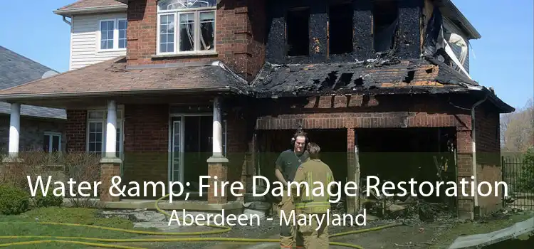 Water & Fire Damage Restoration Aberdeen - Maryland