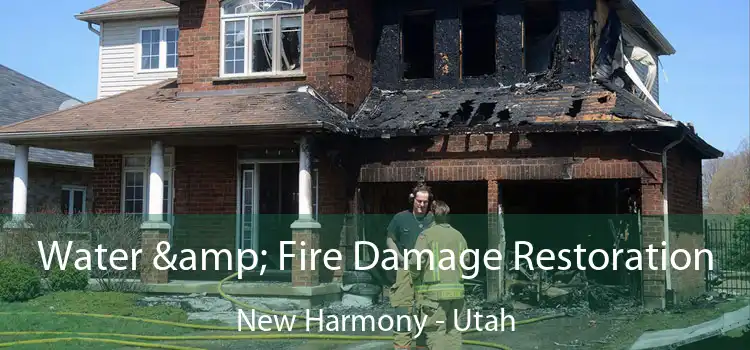 Water & Fire Damage Restoration New Harmony - Utah