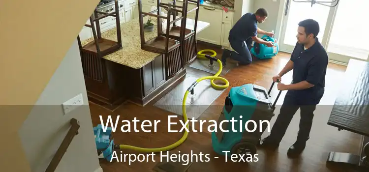 Water Extraction Airport Heights - Texas