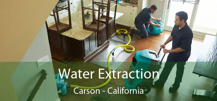 Water Extraction Carson - California