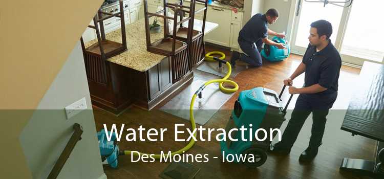 Water Extraction Des Moines - Iowa