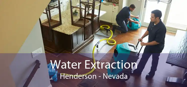 Water Extraction Henderson - Nevada