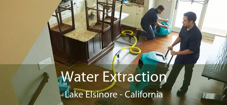 Water Extraction Lake Elsinore - California