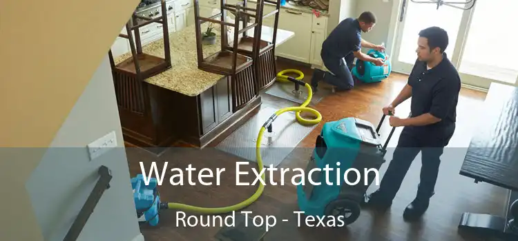 Water Extraction Round Top - Texas