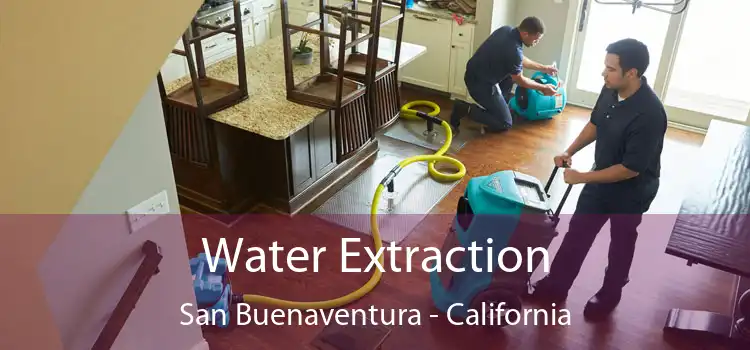 Water Extraction San Buenaventura - California