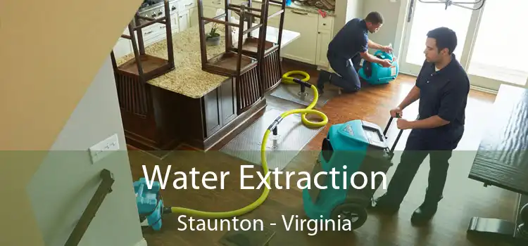 Water Extraction Staunton - Virginia